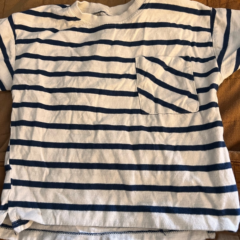 Zara toddler boy striped tshirt 3-4T